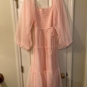 Listicle Blush Pink Maxi Dress